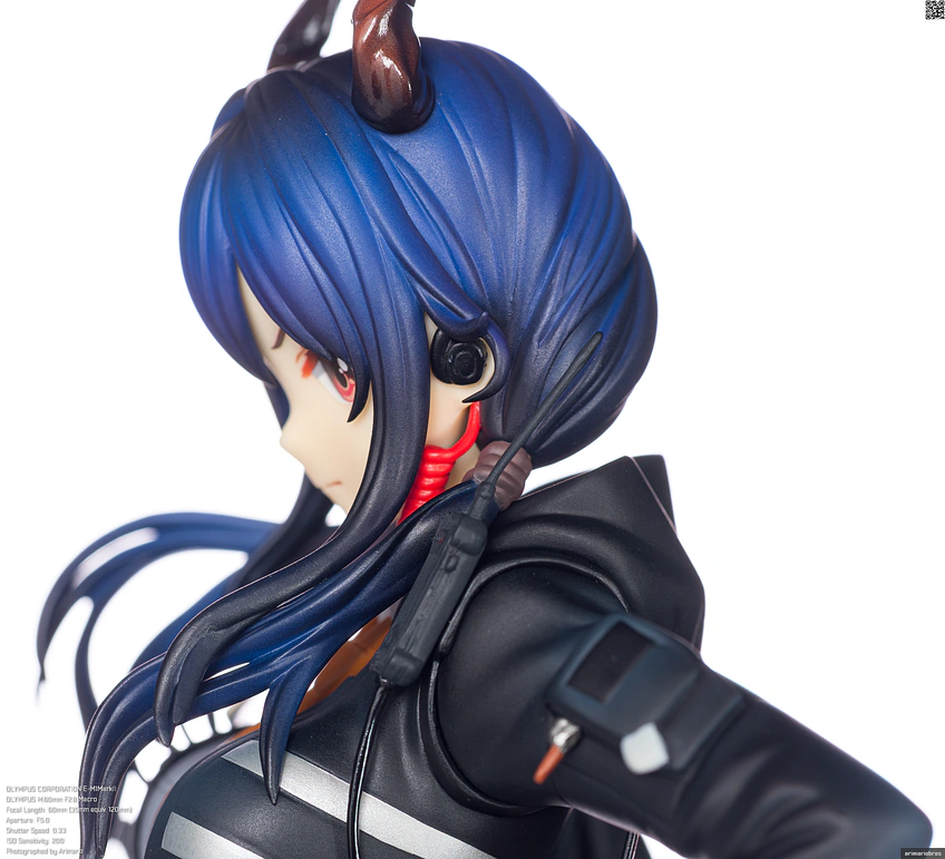 フィギュア「アークナイツ チェン」の髪アップ画像その6