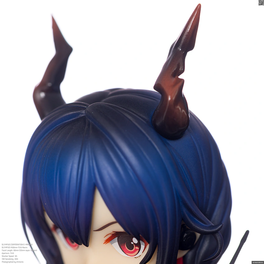 フィギュア「アークナイツ チェン」の髪アップ画像その2