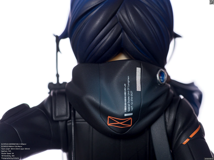 フィギュア「アークナイツ チェン」のアクセサリーアップ画像（フード）